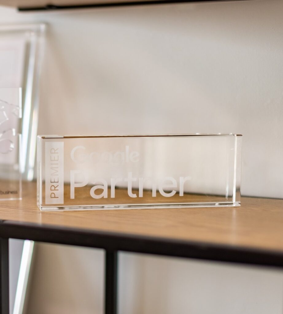 Google Premier partner badge groot