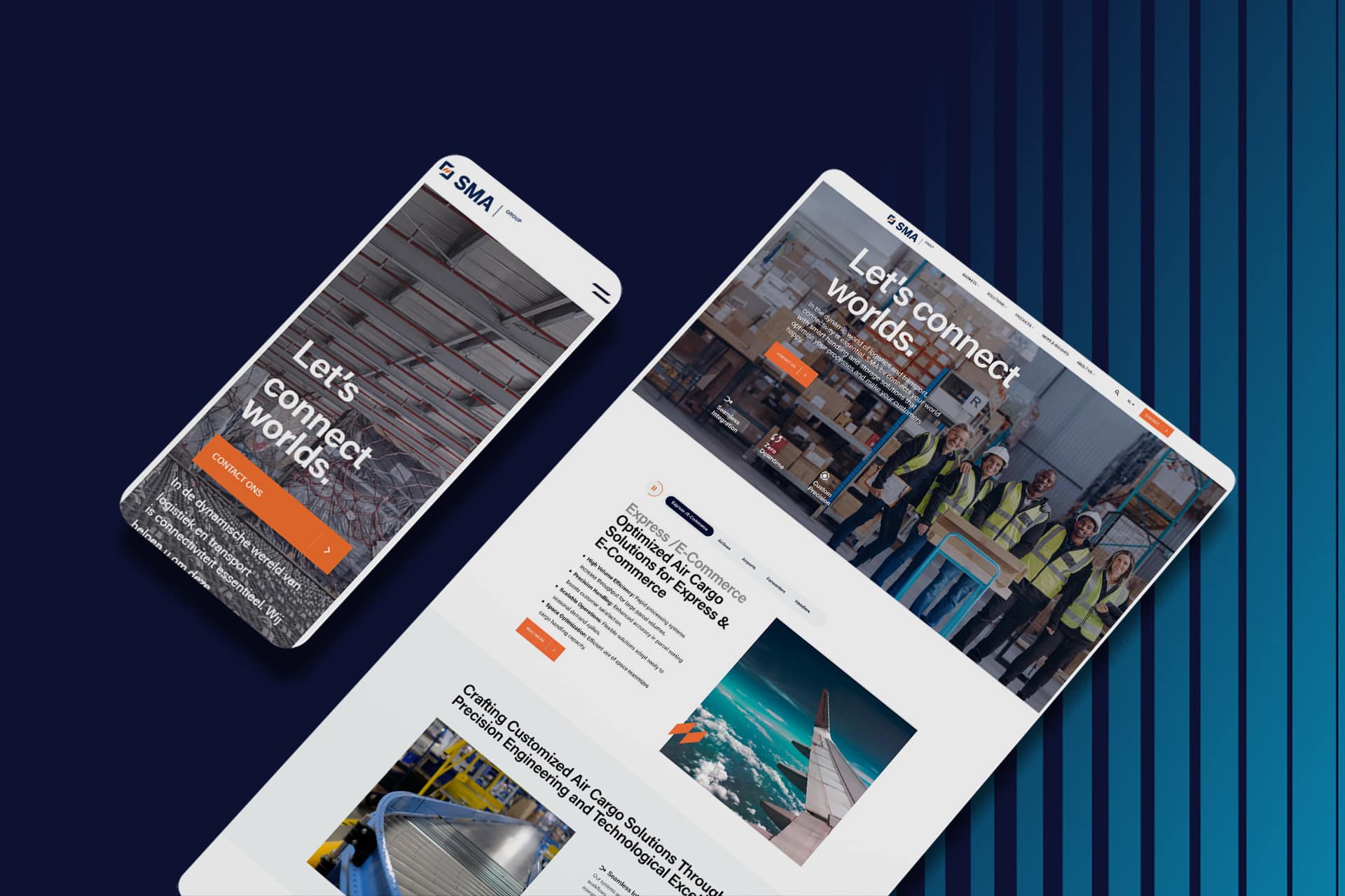 Project thumbnail van SMA Group – 4 Nieuwe WordPress websites